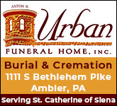 Anton B. Urban Funeral Home Tall Sponsorship Banner